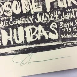 Besnard Lakes, Handsome Furs - 2007 Dan Grzeca Poster Chicago, IL Schubas