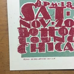 The Black Heart Procession - 2009 Jay Ryan Poster Chicago, IL Bottom Lounge