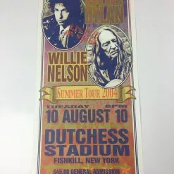 Bob Dylan/Willie Nelson - 2004 Mark Arminski Poster Fishkill, NY Dutchess Stadiu Gig Posters