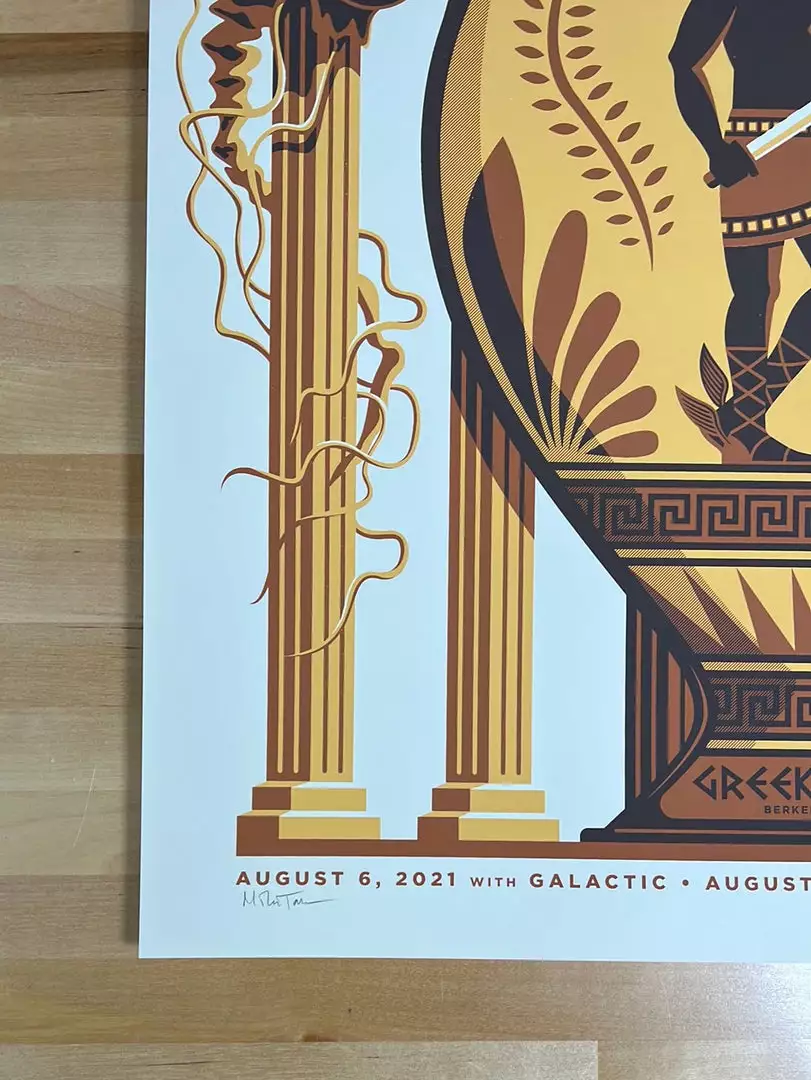 String Cheese Incident - 2021 Mike Tallman Poster Berkeley, CA Gig Posters 8 String Cheese Incident - 2021 Mike Tallman Poster Berkeley, CA Gig Posters