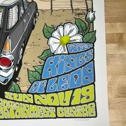 Pearl Jam - 2006 Daymon Greulich Poster Newcastle, AUS Kings Of Leon