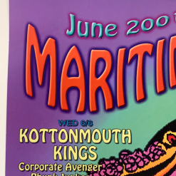 The Artworks MHP 122 - 2001 Poster Maritime Hall San Fran 1st Gig Posters