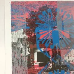 Dinosaur Jr - 2008 Dan MacAdam Crosshair Poster Cambridge, MA Middle East