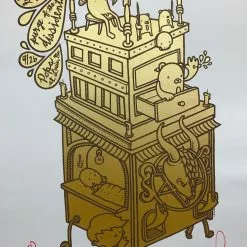 Melvins - 2007 Budai Poster St. Louis, MO Pop's Band Signed Gig Posters