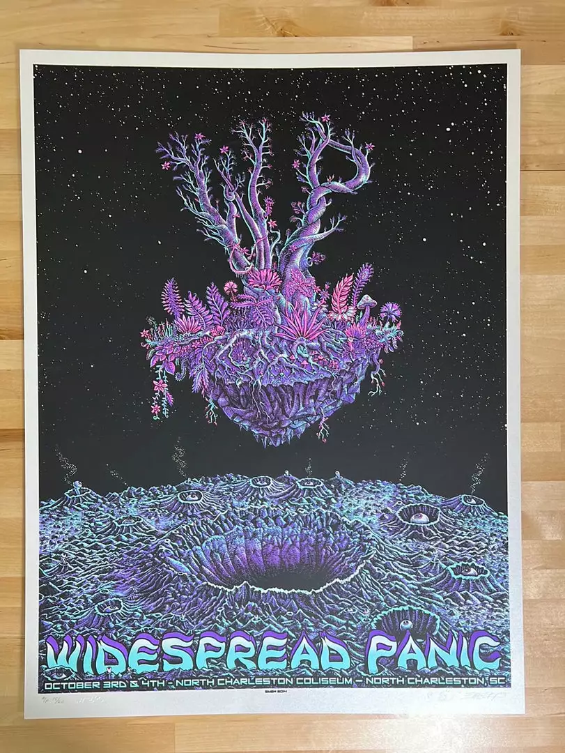 Widespread Panic - 2010 EMEK Poster Charleston, SC AP Gig Posters 4 Widespread Panic - 2010 EMEK Poster Charleston, SC AP Gig Posters
