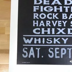 TAZ KXLU Fundraiser - 1995 T.A.Z. Poster Beck Los Angeles, CA 1st Ed Gig Posters