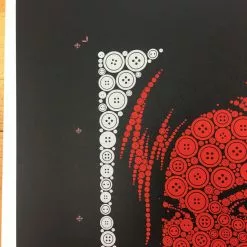 Jack White The White Stripes Jack & Meg Uncut - 2010 Todd Slater Poster Art Print Under Great White Northern Lights