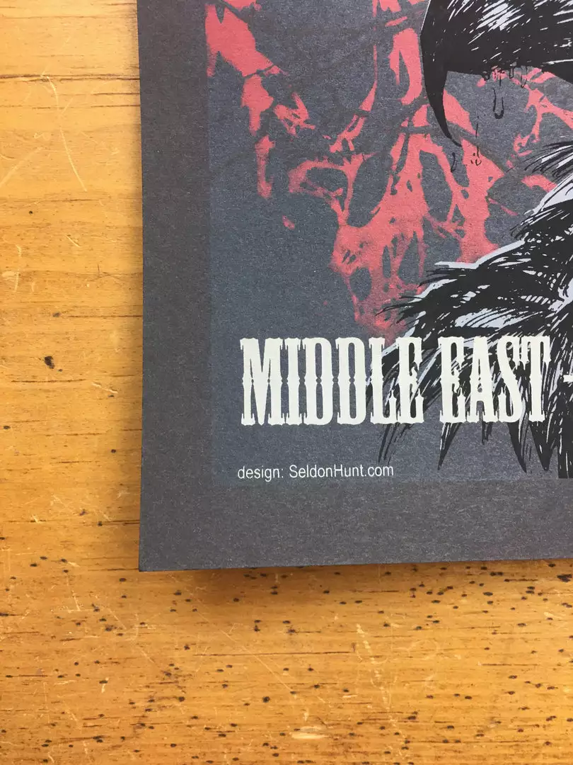 High On Fire - 2006 Burlesque Of North America Poster Boston, MA Middle East 9 High On Fire - 2006 Burlesque Of North America Poster Boston, MA Middle East