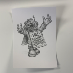 Art Prints How You Feeling? - 2020 AJ Masthay Poster Art Print W/ Free Hugs 17 Art Prints How You Feeling? - 2020 AJ Masthay Poster Art Print W/ Free Hugs