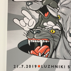 Metallica - 2019 Steve Seeley Poster Mockba, Moscow, Russia Luzhniki 13 Metallica - 2019 Steve Seeley Poster Mockba, Moscow, Russia Luzhniki
