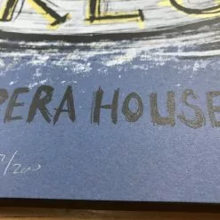 Alabama Shakes - 2016 Dan Grzeca Poster Chicago Civic Opera House