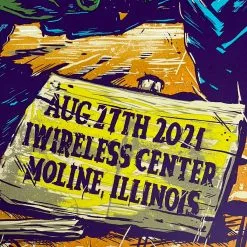 Pearl Jam - 2021 Ian Williams Poster Moline, IL Streaming Event Gig Posters