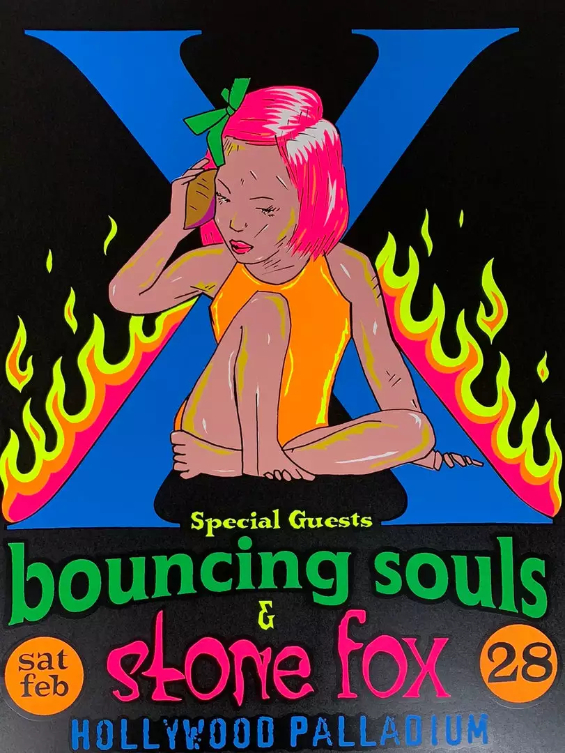 TAZ X - 1998 T.A.Z. Poster Hollywood, CA Palladium 1st Ed Gig Posters 3 TAZ X - 1998 T.A.Z. Poster Hollywood, CA Palladium 1st Ed Gig Posters