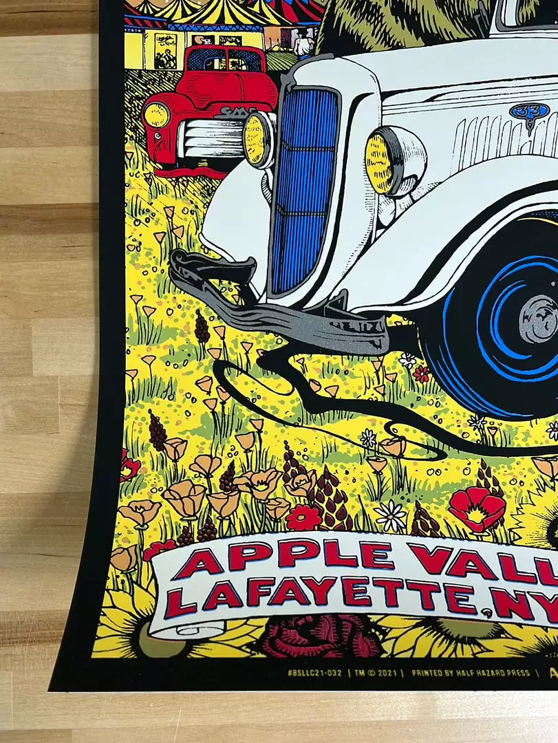 Caitlin Mattisson Gig Posters Billy Strings - 2021 Catlin Mattisson Poster Lafayette, NY Apple Valley 7/30 8 Caitlin Mattisson Gig Posters Billy Strings - 2021 Catlin Mattisson Poster Lafayette, NY Apple Valley 7/30