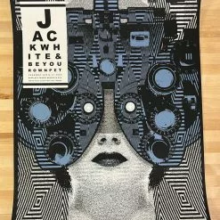 Gig Posters Jack White - 2022 The Silent Giants Poster Brooklyn, New York X/33