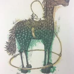 Tiny Cowboy - 2009 Dan Grzeca Poster Art Print 37/180