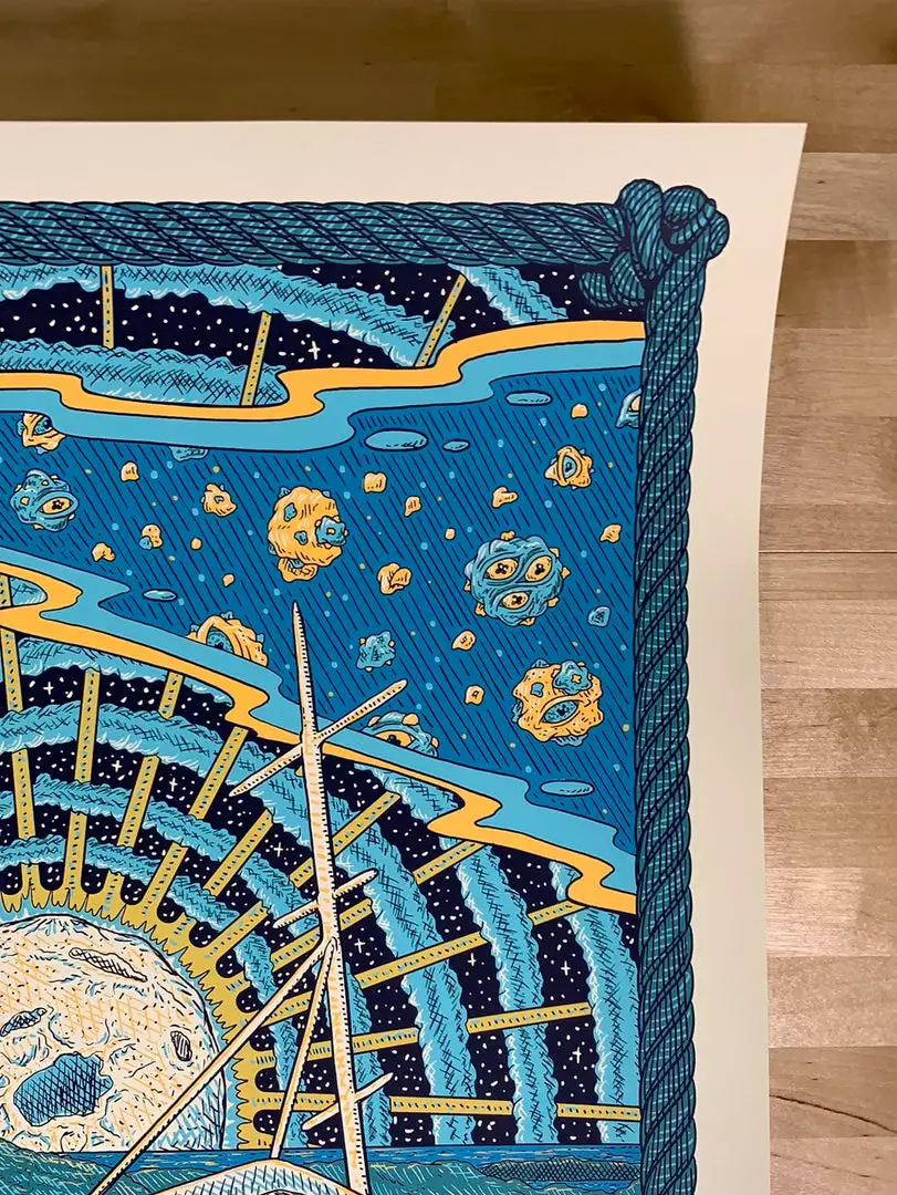 Billy Strings - 2021 Owen Murphy Poster New Haven, CT N1 AP 6 Billy Strings - 2021 Owen Murphy Poster New Haven, CT N1 AP