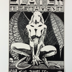 Gig Posters Slayer - 1991 Frank Kozik Poster Houston, TX The Unicorn