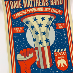 Dave Matthews Band - 2020 Methane Poster Saratoga Springs VOTE Gig Posters