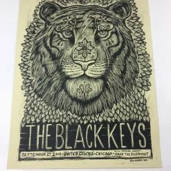 The Black Keys - 2014 Dan Grzeca Poster Chicago, IL United Center