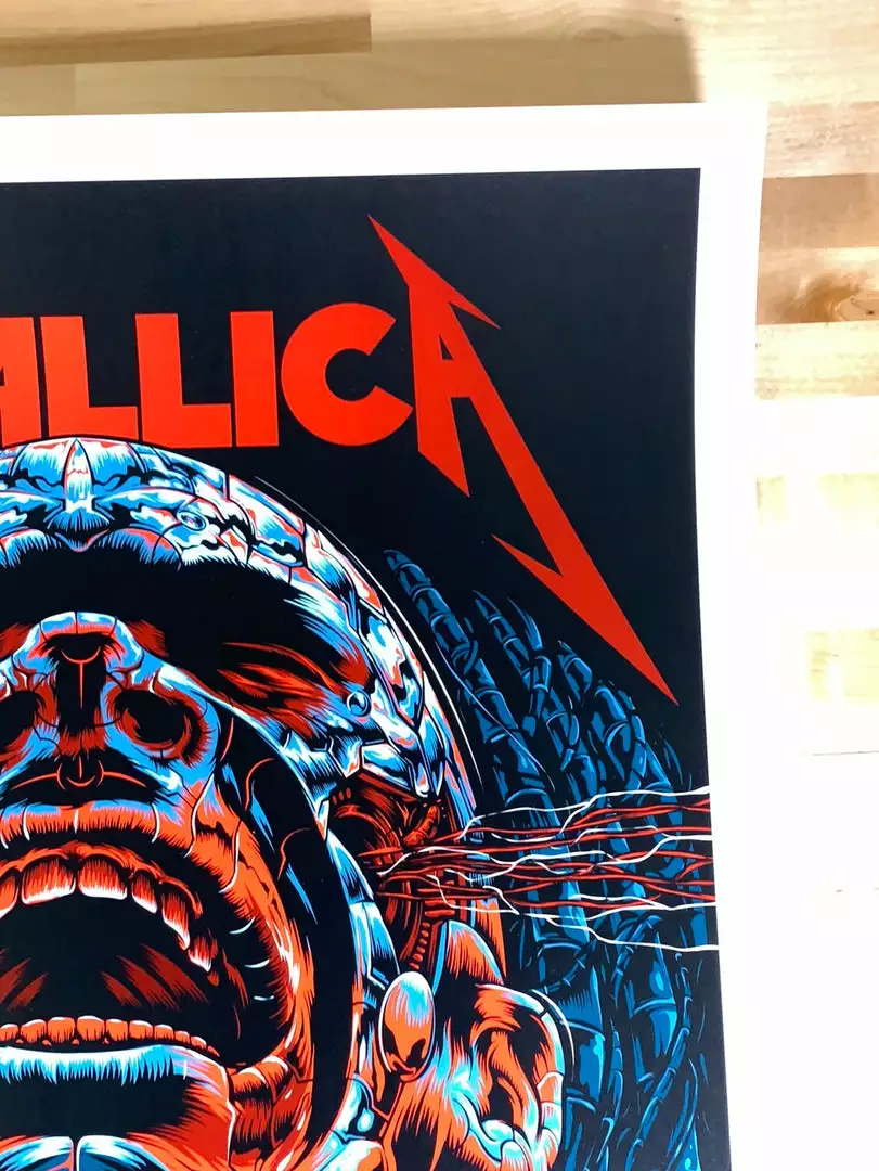 Metallica - 2008 Ken Taylor Poster Tulsa, OK BOK Center 6 Metallica - 2008 Ken Taylor Poster Tulsa, OK BOK Center