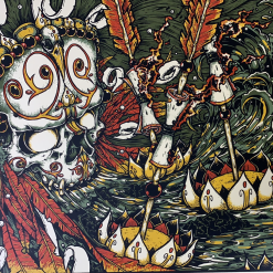 Art Prints Thai Skull - 2009/2010 Jeral Tidwell Poster Art Print 1st Edition