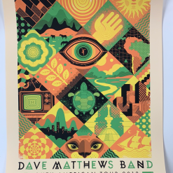 Gig Posters Dave Matthews Band - 2013 Graham Erwin Poster South America Tour