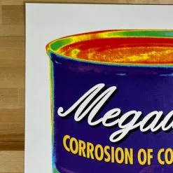 Megadeth - 1995 Matt Getz Poster Los Angeles, CA Del Mar Gig Posters