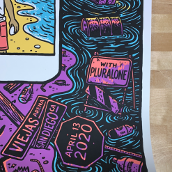 Pearl Jam - 2020 Ward Sutton Poster San Diego, CA Viejas Arena Gig Posters