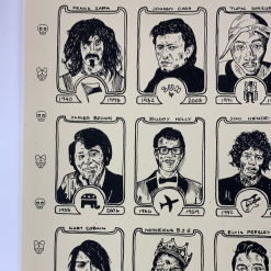 Dead Rock Stars - Fugscreens Studios Poster Art Print