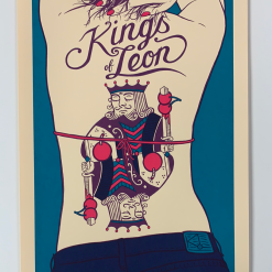 Gig Posters Kings Of Leon - 2017 Dan Grissom Poster Clarkson, MI DTE Energy