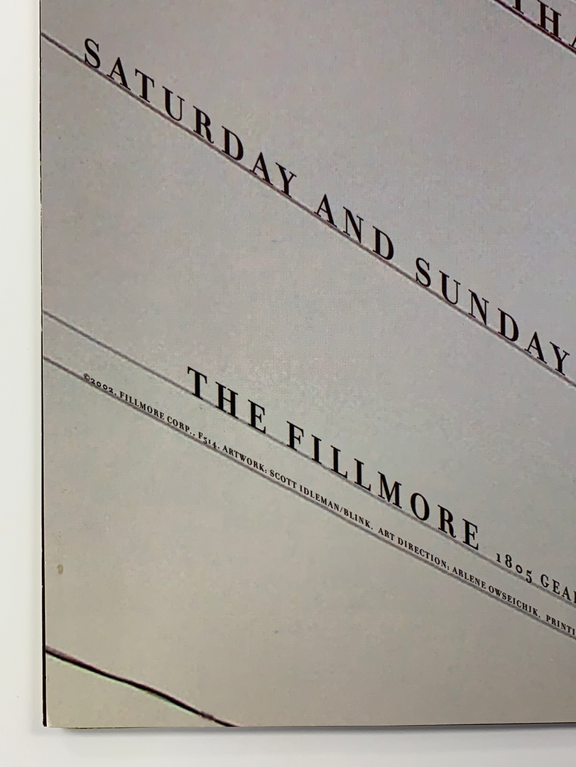 Rufus Wainwright - 2002 Scott Idleman Poster Fillmore Auditorium San Fran 1st Gig Posters 8 Rufus Wainwright - 2002 Scott Idleman Poster Fillmore Auditorium San Fran 1st Gig Posters