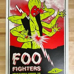 Foo Fighters - 2015 Rosie Lea Poster Hamburg, Germany