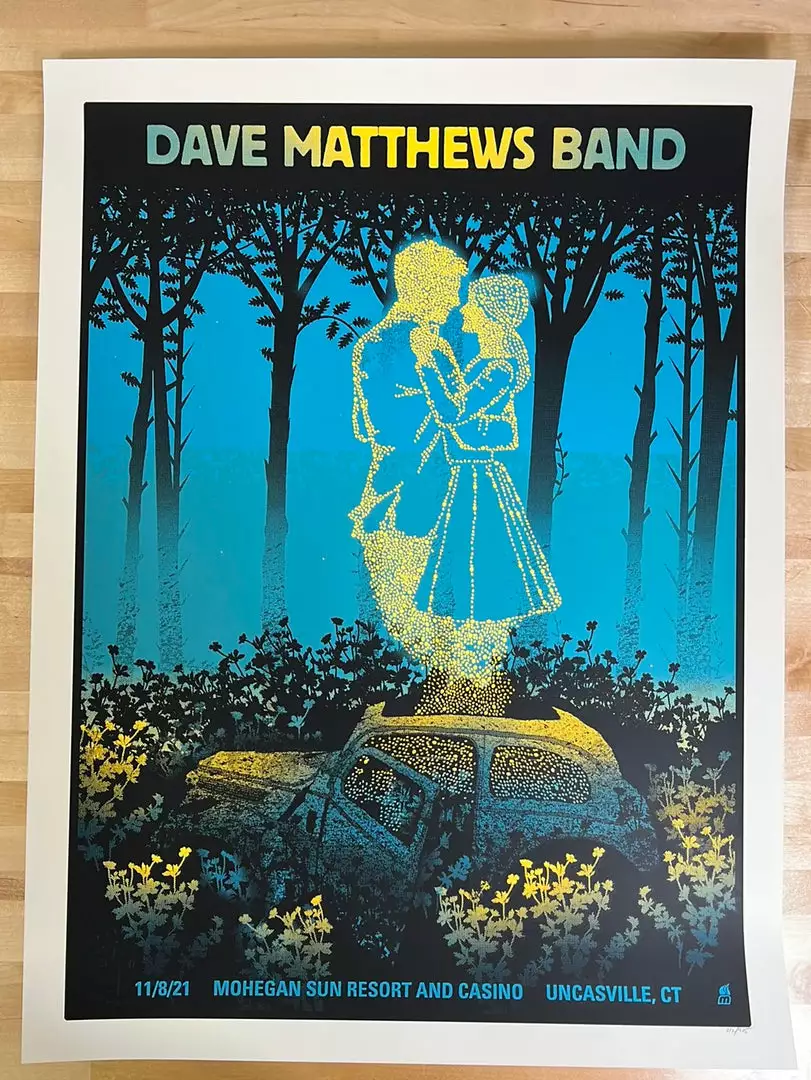Methane Studios Gig Posters Dave Matthews Band - 2021 Methane Poster Uncasville, CT 11/8 4 Methane Studios Gig Posters Dave Matthews Band - 2021 Methane Poster Uncasville, CT 11/8