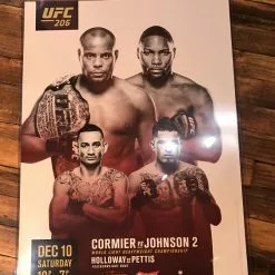 Sold Out Posters UFC 206 Poster Cormier Vs. Johnson 2, Holloway Vs. Pettis