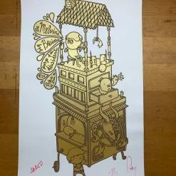 Melvins - 2007 Budai Poster St. Louis, MO Pop's Band Signed Gig Posters