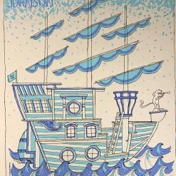 Jack Johnson - 2010 Todd Slater Poster Camden, NJ Susquehanna Bank Center