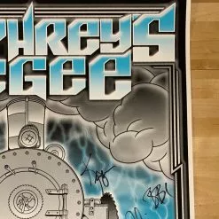 Umphrey's McGee - 2015 John Warner Poster Band Signed Chattanooga, TN