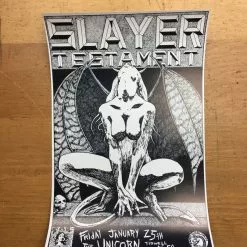 Slayer - 1991 Frank Kozik Poster Houston, TX The Unicorn
