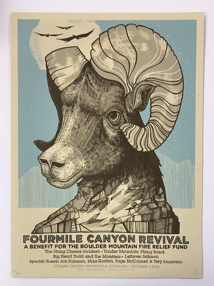 Fourmile Canyon Revival - 2010 John Vogl Poster Broomfield, CO 4 Fourmile Canyon Revival - 2010 John Vogl Poster Broomfield, CO