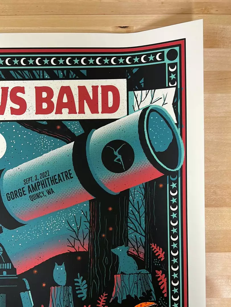 Methane Studios Dave Matthews Band - 2021 Methane Poster George, WA 9/3 6 Methane Studios Dave Matthews Band - 2021 Methane Poster George, WA 9/3