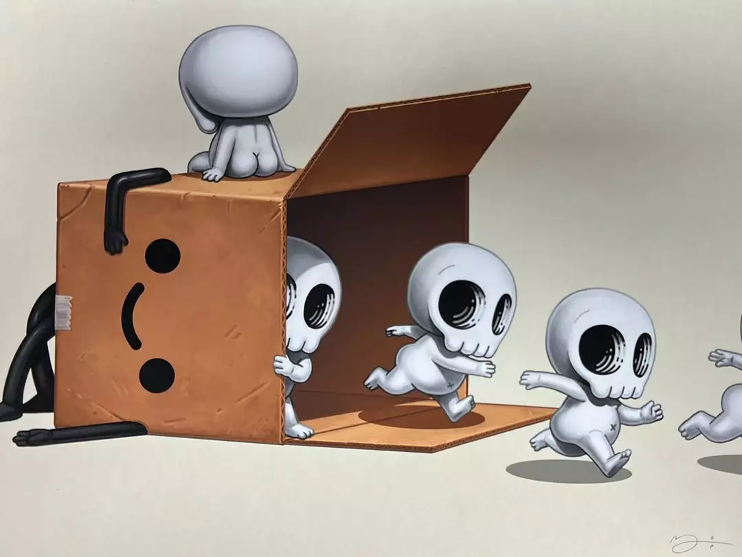 Art Prints Boxo II (Skullies 2) - 2019 Mike Mitchell Poster Print SOFA Con AP 3 Art Prints Boxo II (Skullies 2) - 2019 Mike Mitchell Poster Print SOFA Con AP