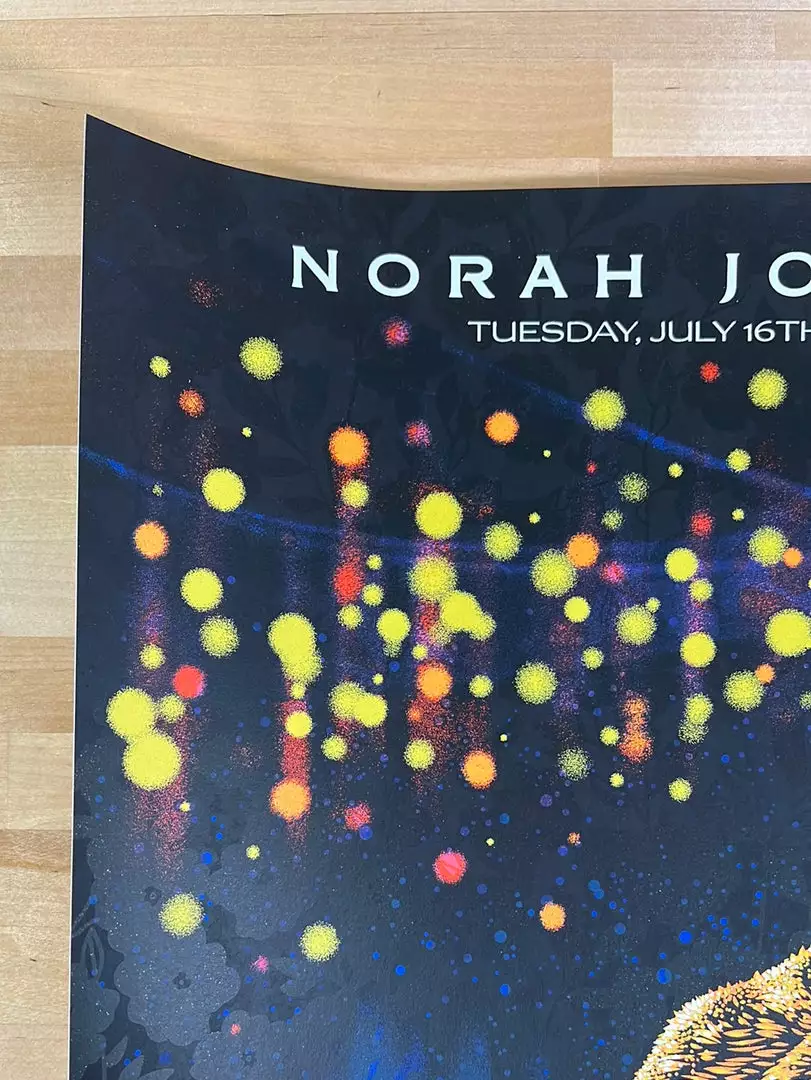 Colorado Norah Jones - 2019 Todd Slater Poster Red Rocks Morrison, CO AP 5 Colorado Norah Jones - 2019 Todd Slater Poster Red Rocks Morrison, CO AP