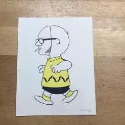 Art Prints Grief - Rob Jones Print The Face Under The Mask Is The Same As The Face On The M