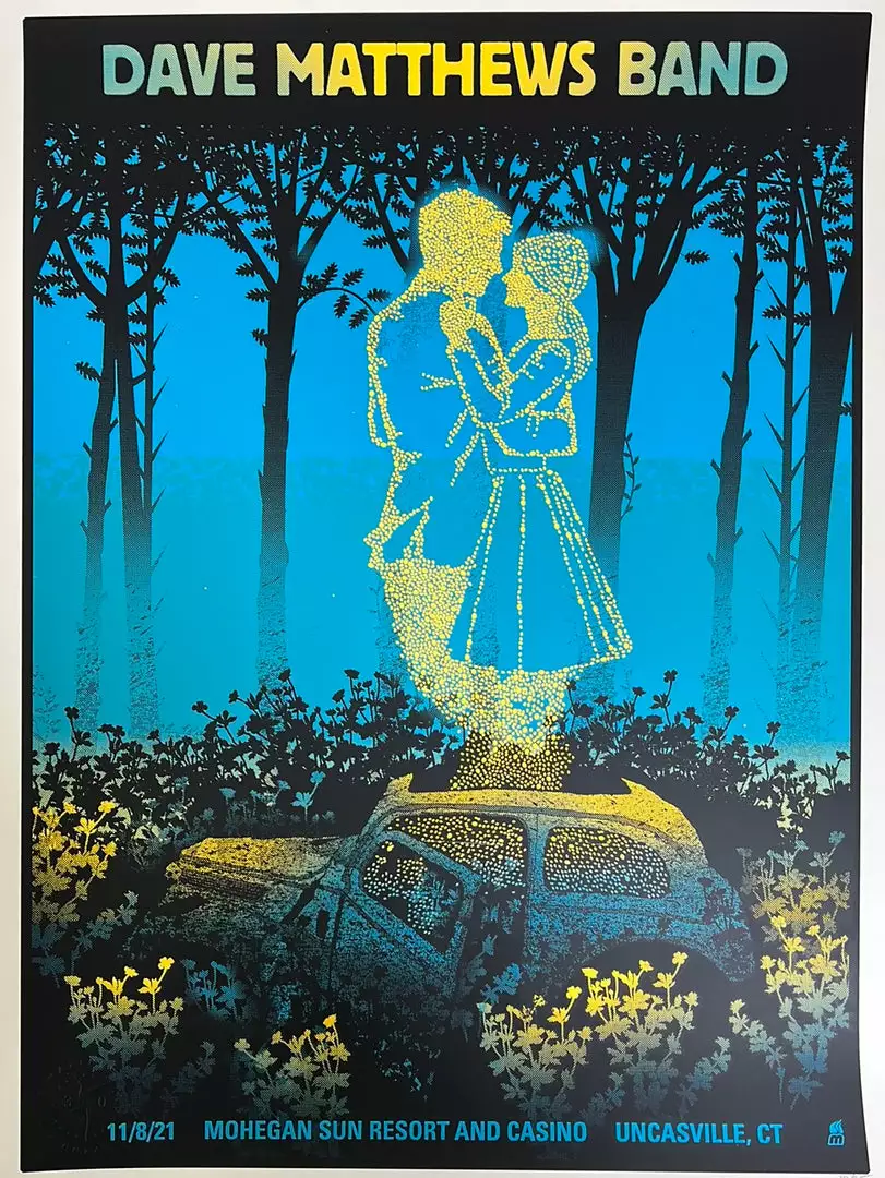 Methane Studios Gig Posters Dave Matthews Band - 2021 Methane Poster Uncasville, CT 11/8 3 Methane Studios Gig Posters Dave Matthews Band - 2021 Methane Poster Uncasville, CT 11/8