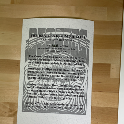 Gig Posters The Beatles - 1967 Jim Phillips Poster 2nd Edition/220 S/N With COA 15 Gig Posters The Beatles - 1967 Jim Phillips Poster 2nd Edition/220 S/N With COA