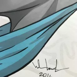 Fly Boy - 2016 Hebru Brantley ORIGINAL Painting Beyond Kirby Flyboy Original Artwork 15 Fly Boy - 2016 Hebru Brantley ORIGINAL Painting Beyond Kirby Flyboy Original Artwork