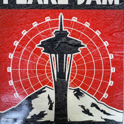 Gig Posters Pearl Jam - 2021 Ian Williams WOOD Ed. Poster Seattle, WA Home Shows