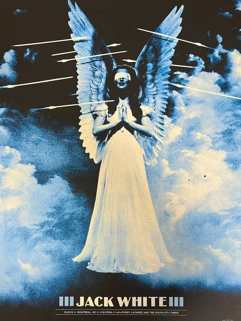 Jack White - 2012 The Silent Giants Montreal, QC, Canada Gig Posters 3 Jack White - 2012 The Silent Giants Montreal, QC, Canada Gig Posters