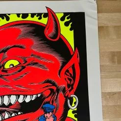 TAZ Steel Pole Bathtub - 1993 T.A.Z. Poster Ethyl Meatplow Tour 1st Ed